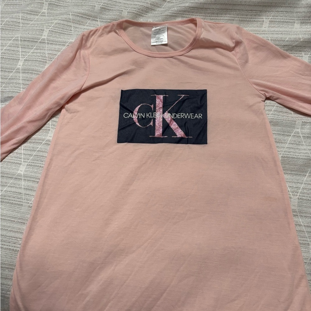 Calvin Klein Blush Pink Kids Nightgown